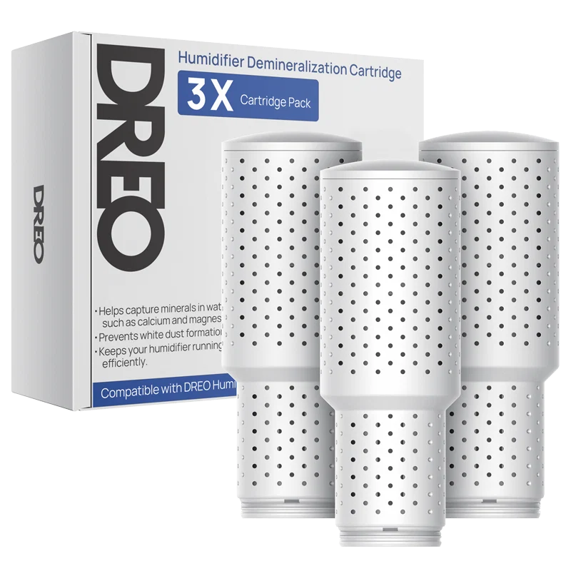 Demineralization Cartridge for Humidifiers - 3-Pack, Fits DREO 119/311/524/306/409S/420S/321/312